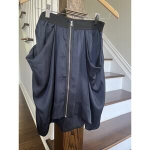 BCBG Maxazria women’s skirt sz. 2 Navy asymmetrical hem